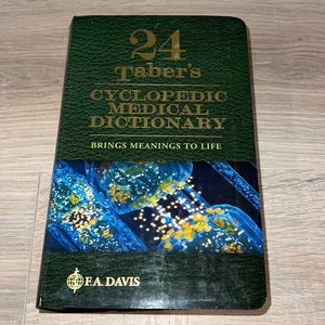 Taber's Cyclopedic‎ Medical Dictionary twenty fourth edition FA Davis book